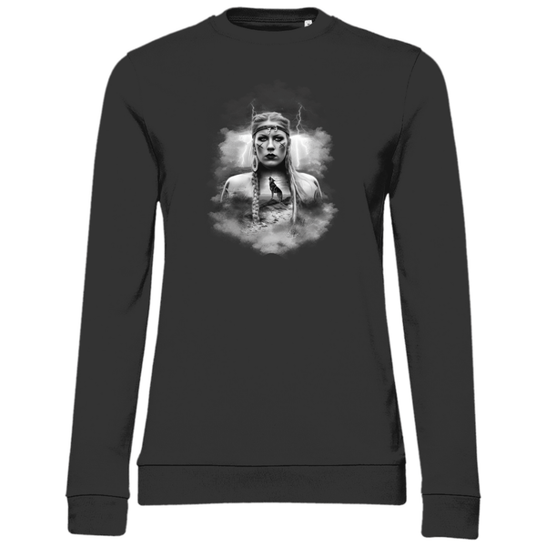 Kriegerin des Nordens - Damen Sweatshirt - Textilzauber