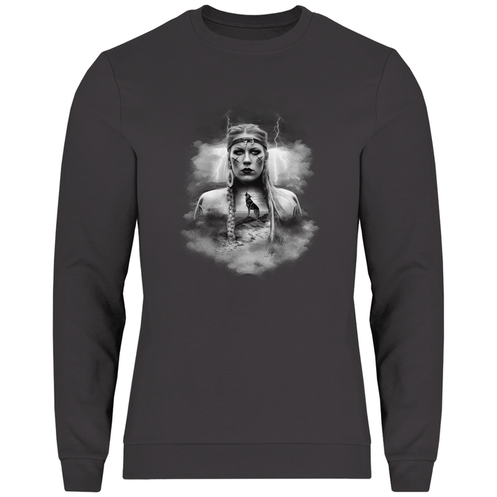 Kriegerin des Nordens - Herren Sweatshirt - Textilzauber