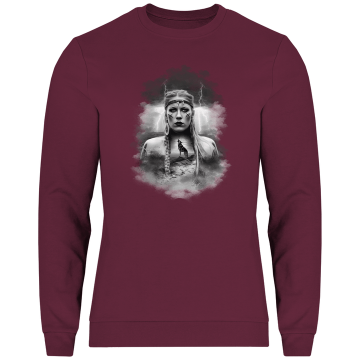 Kriegerin des Nordens - Herren Sweatshirt - Textilzauber