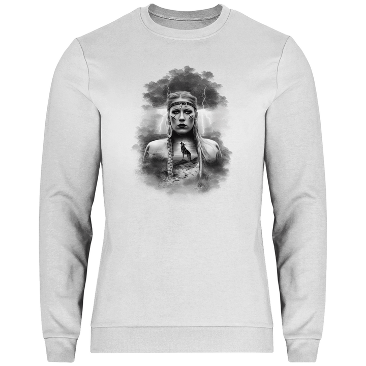 Kriegerin des Nordens - Herren Sweatshirt - Textilzauber