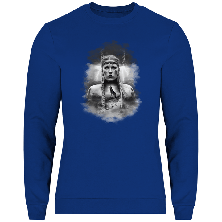 Kriegerin des Nordens - Herren Sweatshirt - Textilzauber