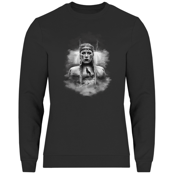 Kriegerin des Nordens - Herren Sweatshirt - Textilzauber