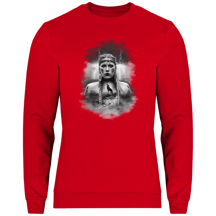 Kriegerin des Nordens - Herren Sweatshirt - Textilzauber