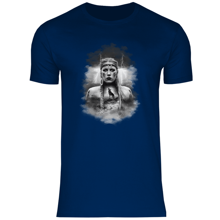 Kriegerin des Nordens - Herren T - Shirt - Textilzauber