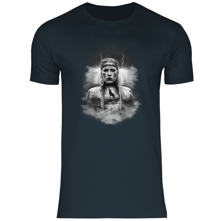 Kriegerin des Nordens - Herren T - Shirt - Textilzauber