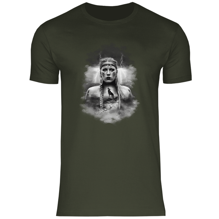 Kriegerin des Nordens - Herren T - Shirt - Textilzauber