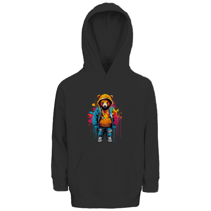 KunterBär - Premium Bio Kinderhoodie - Textilzauber