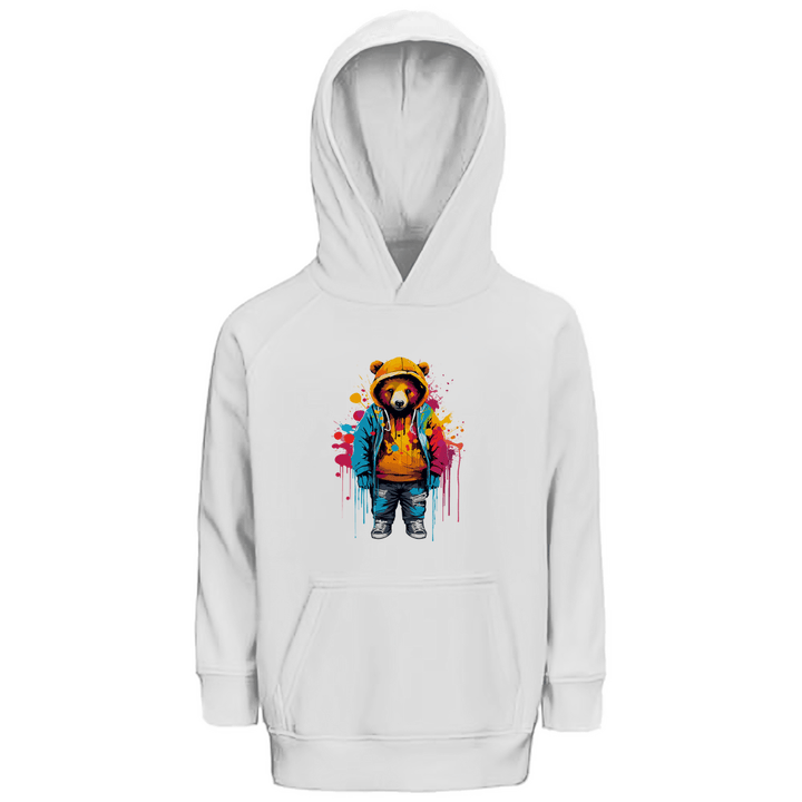 KunterBär - Premium Bio Kinderhoodie - Textilzauber