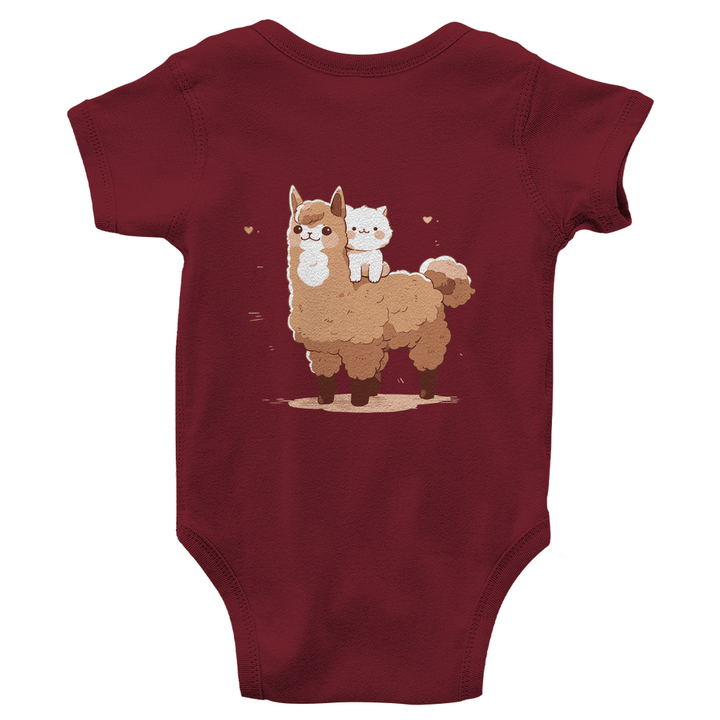 Kuschelfreunde - Bio Baby - Body mit Rückendruck - Textilzauber