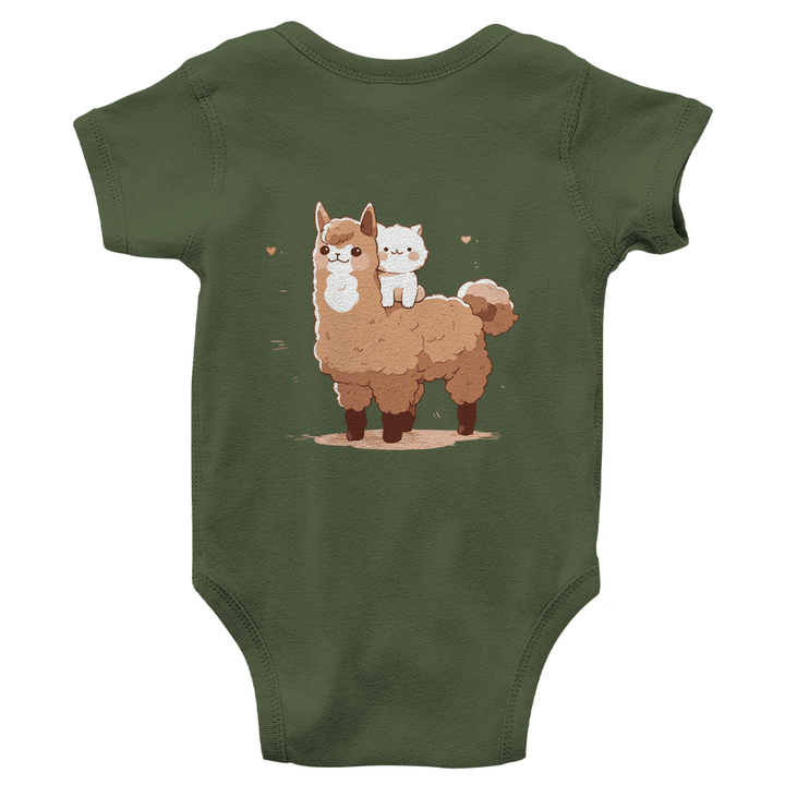 Kuschelfreunde - Bio Baby - Body mit Rückendruck - Textilzauber