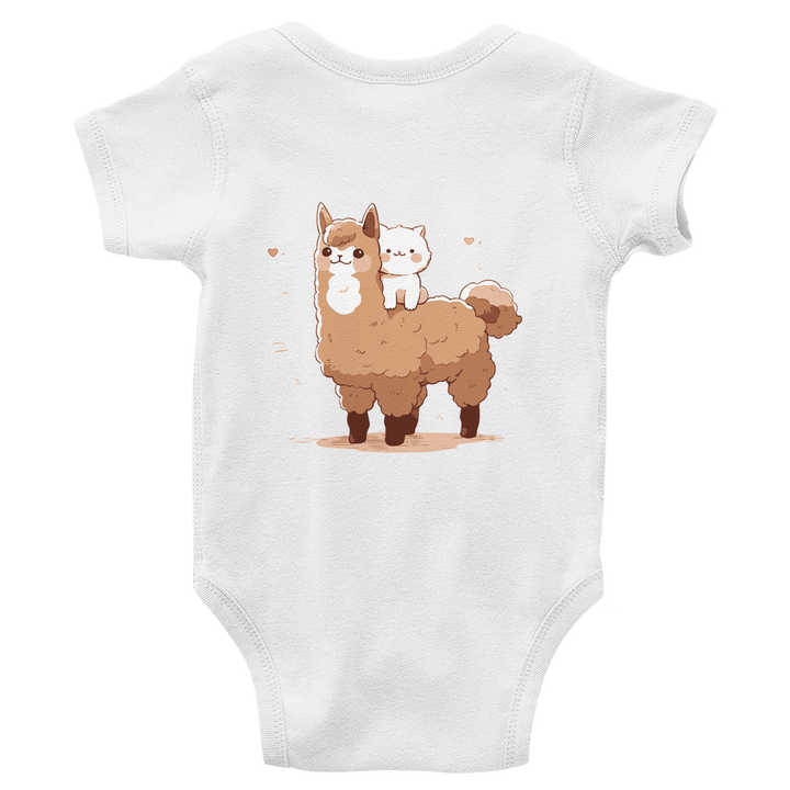 Kuschelfreunde - Bio Baby - Body mit Rückendruck - Textilzauber