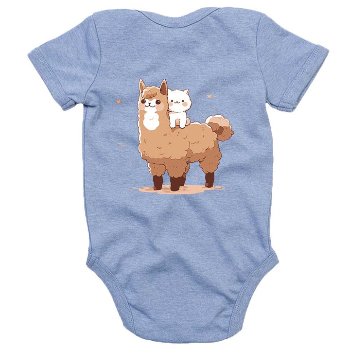 Kuschelfreunde - Bio Baby - Body mit Rückendruck - Textilzauber