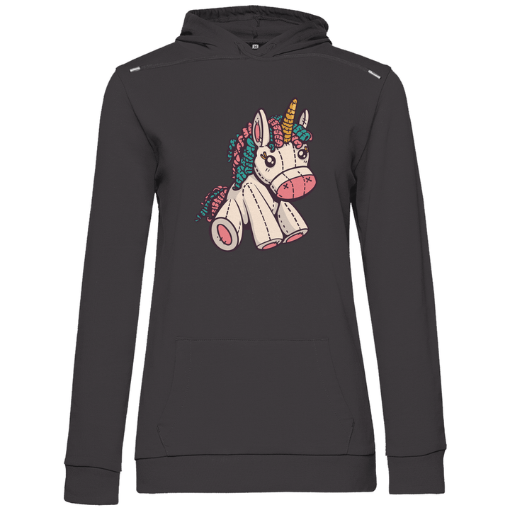 Kuscheltier - Einhorn - Damen Hoodie - Textilzauber