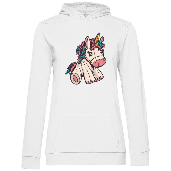 Kuscheltier - Einhorn - Damen Hoodie - Textilzauber