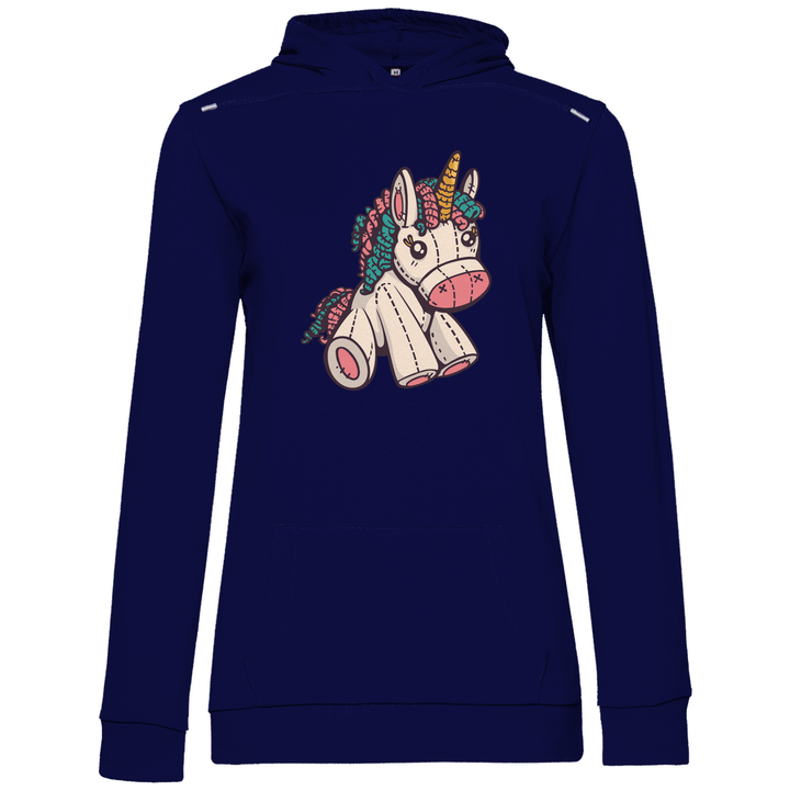 Kuscheltier - Einhorn - Damen Hoodie - Textilzauber