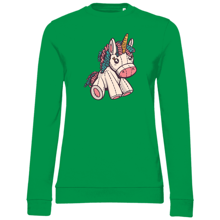 Kuscheltier - Einhorn - Damen Sweatshirt - Textilzauber