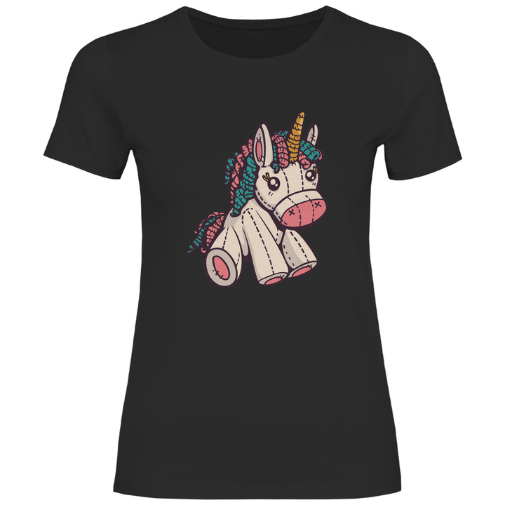 Kuscheltier - Einhorn - Damen T - Shirt - Textilzauber