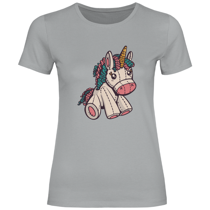 Kuscheltier - Einhorn - Damen T - Shirt - Textilzauber