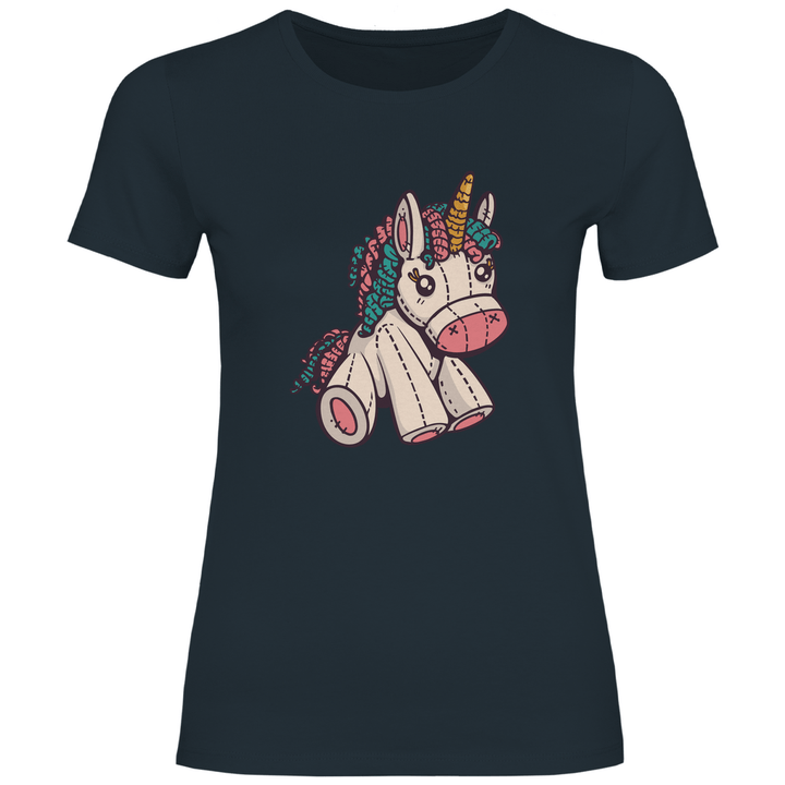 Kuscheltier - Einhorn - Damen T - Shirt - Textilzauber
