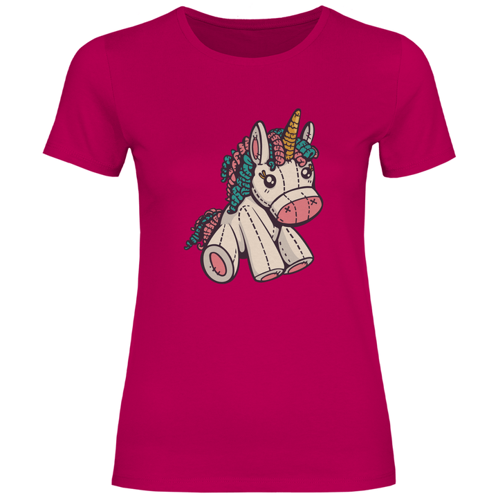 Kuscheltier - Einhorn - Damen T - Shirt - Textilzauber