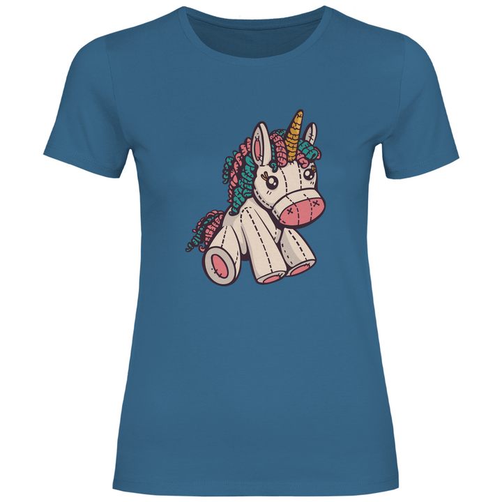 Kuscheltier - Einhorn - Damen T - Shirt - Textilzauber