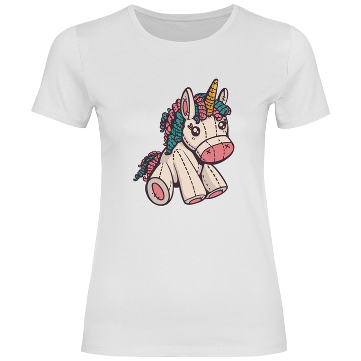 Kuscheltier - Einhorn - Damen T - Shirt - Textilzauber