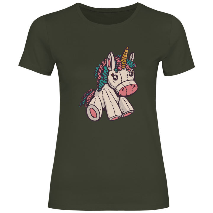 Kuscheltier - Einhorn - Damen T - Shirt - Textilzauber