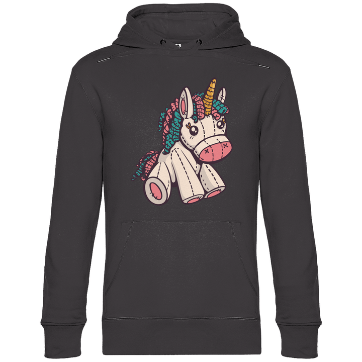 Kuscheltier - Einhorn - Herren Hoodie - Textilzauber