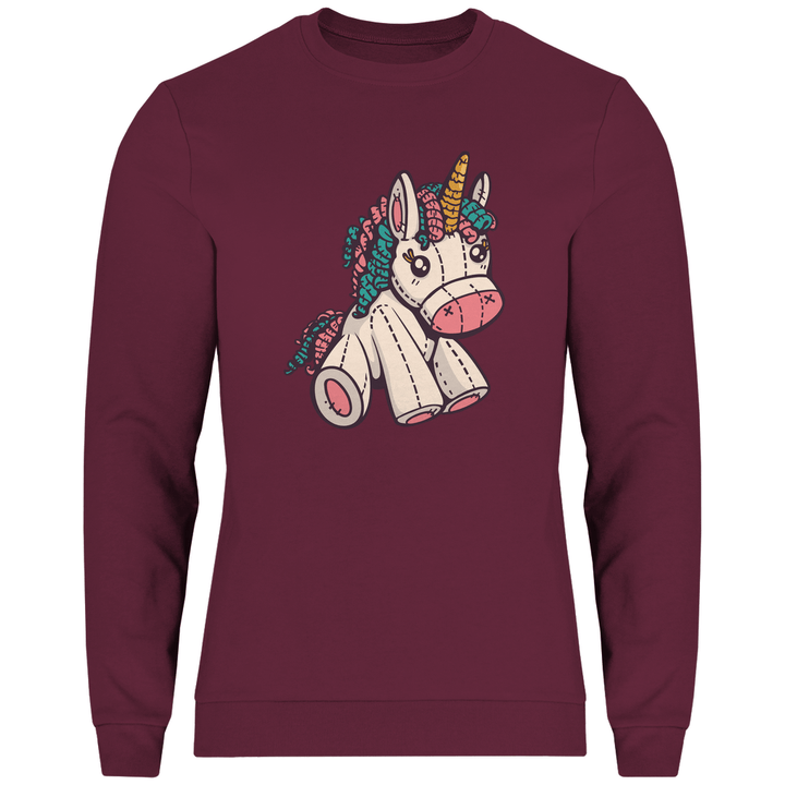 Kuscheltier - Einhorn - Herren Sweatshirt - Textilzauber
