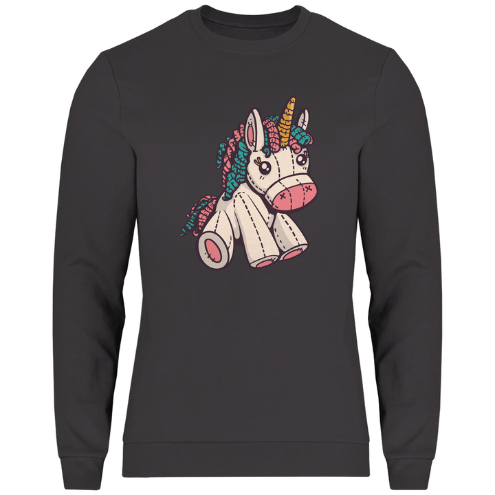 Kuscheltier - Einhorn - Herren Sweatshirt - Textilzauber