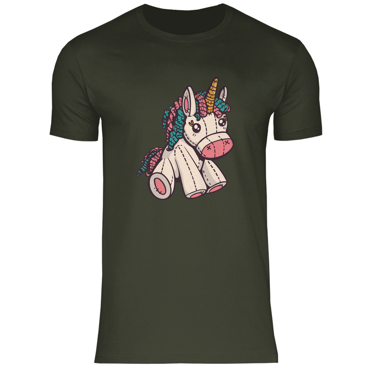 Kuscheltier - Einhorn - Herren T - Shirt - Textilzauber