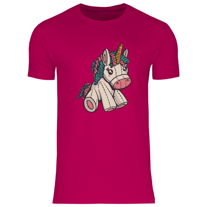 Kuscheltier - Einhorn - Herren T - Shirt - Textilzauber