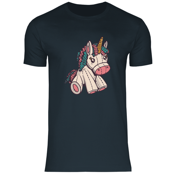 Kuscheltier - Einhorn - Herren T - Shirt - Textilzauber