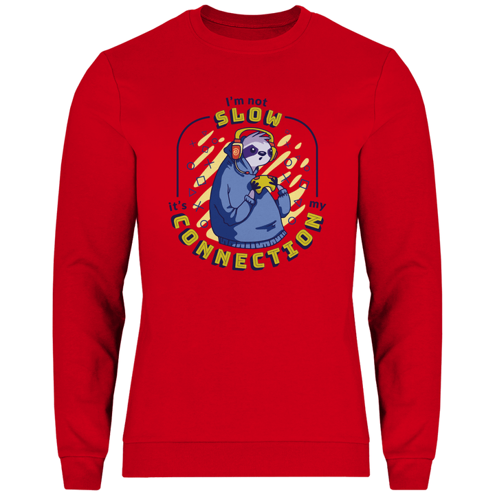 Langsamer Sloth - Herren Sweatshirt - Textilzauber