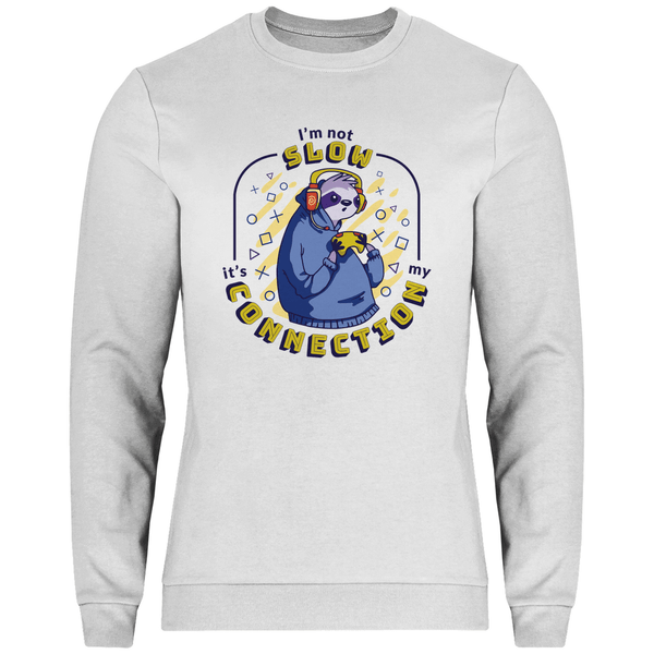 Langsamer Sloth - Herren Sweatshirt - Textilzauber
