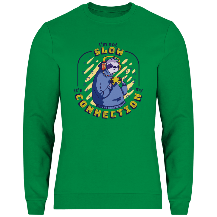 Langsamer Sloth - Herren Sweatshirt - Textilzauber