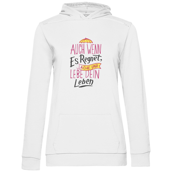 Leben im Regen - Damen Hoodie - Textilzauber