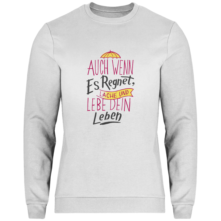 Leben im Regen - Herren Sweatshirt - Textilzauber