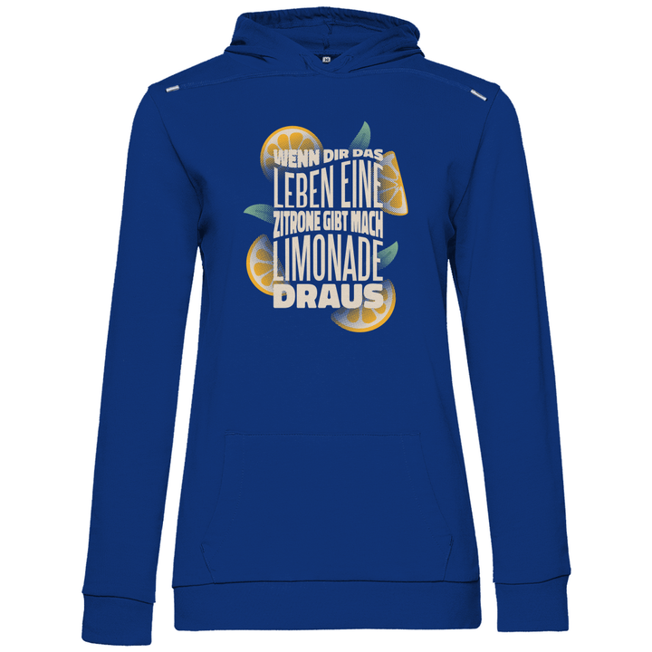 Leben und Limonade - Damen Hoodie - Textilzauber