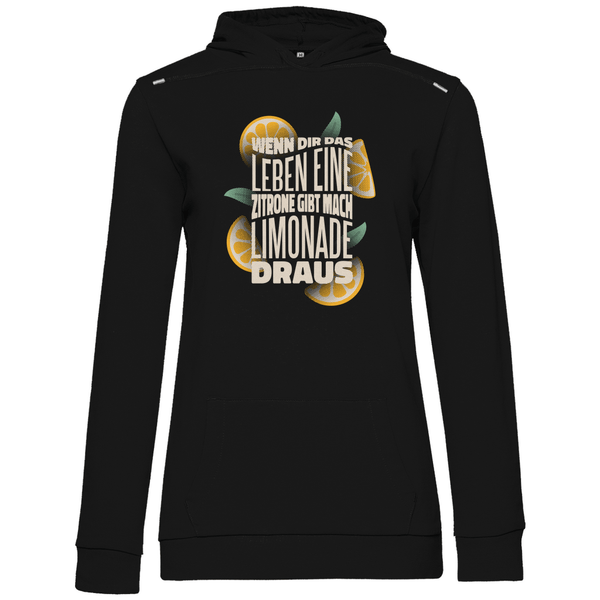 Leben und Limonade - Damen Hoodie - Textilzauber