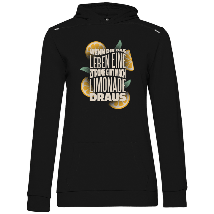 Leben und Limonade - Damen Hoodie - Textilzauber