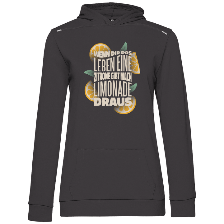 Leben und Limonade - Damen Hoodie - Textilzauber