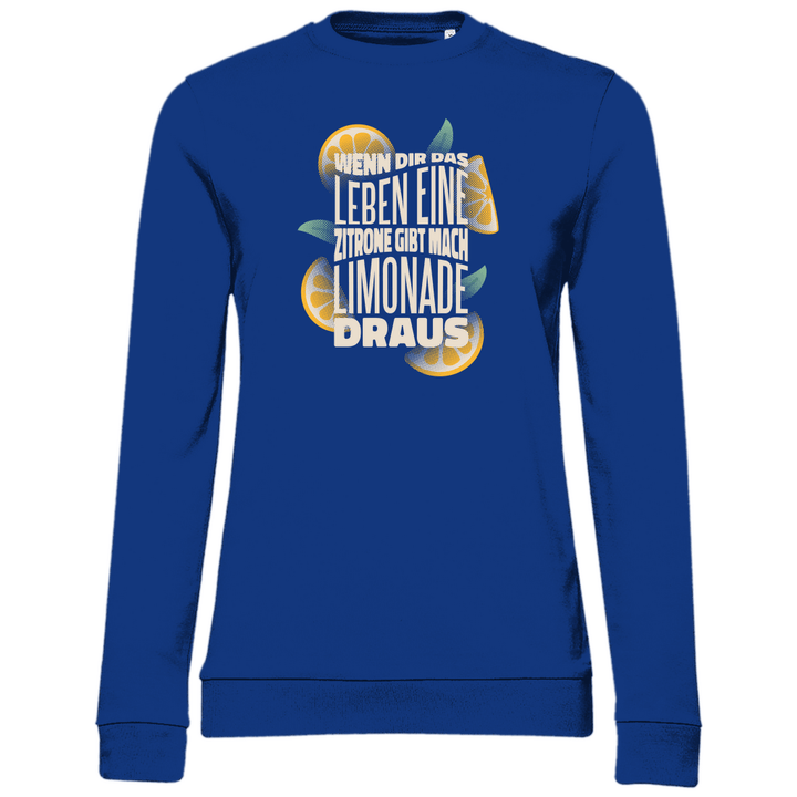 Leben und Limonade - Damen Sweatshirt - Textilzauber