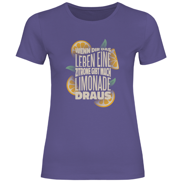 Leben und Limonade - Damen T - Shirt - Textilzauber