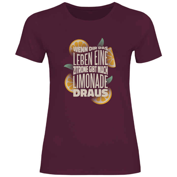 Leben und Limonade - Damen T - Shirt - Textilzauber