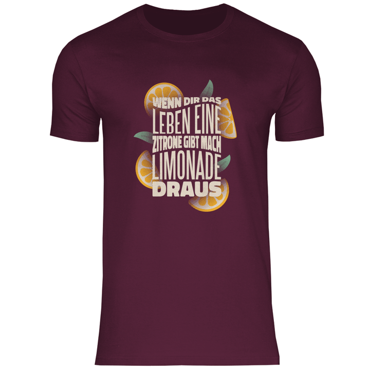 Leben und Limonade - Herren T - Shirt - Textilzauber