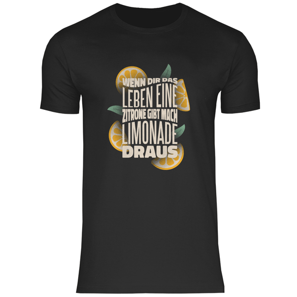 Leben und Limonade - Herren T - Shirt - Textilzauber