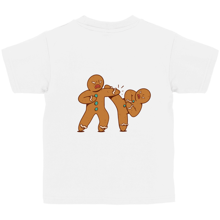 Lebkuchenmänner - Kinder T - Shirt mit Rückendruck - Textilzauber