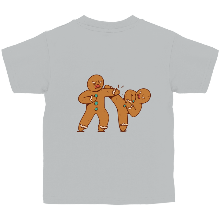 Lebkuchenmänner - Kinder T - Shirt mit Rückendruck - Textilzauber
