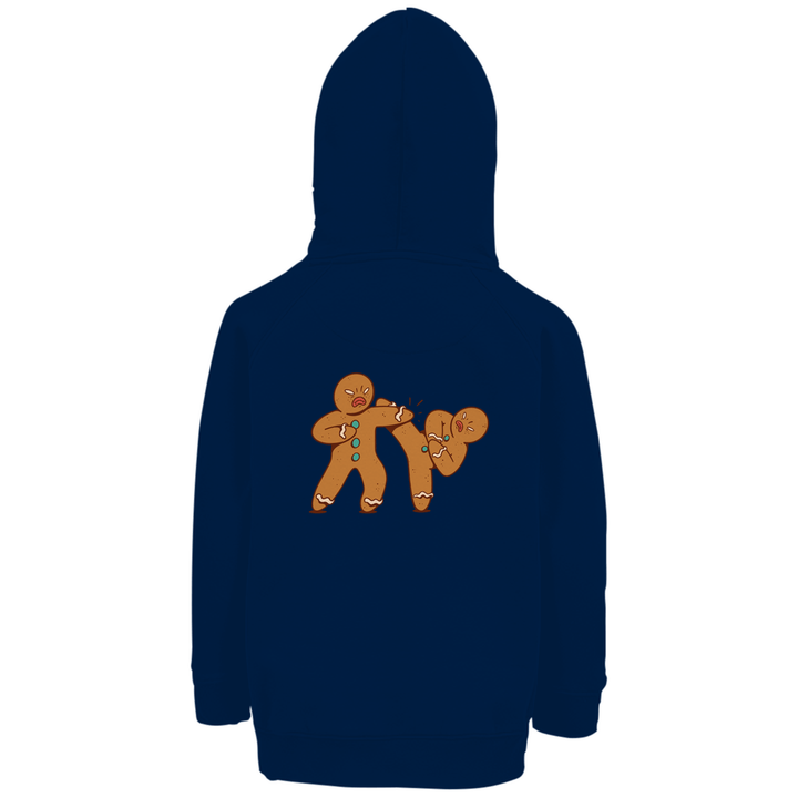 Lebkuchenmänner - Premium Bio Kinderhoodie mit Rückendruck - Textilzauber